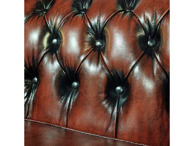 Fauteuil chesterfield, cresswell, rood - afbeelding 6 van  6