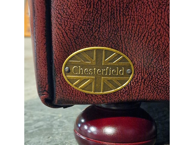 Fauteuil chesterfield, cresswell, rood - afbeelding 4 van  6