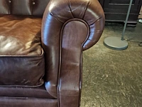Fauteuil chesterfield, derby, bruin - afbeelding 2 van  7