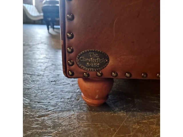 Fauteuil chesterfield, derby, bruin - afbeelding 3 van  7