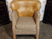 Fauteuil chesterfield, elder, bruin - afbeelding 2 van  5