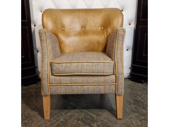 Fauteuil chesterfield, elder, bruin - afbeelding 4 van  5