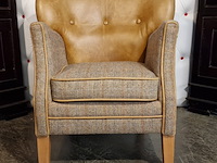 Fauteuil chesterfield, elder, bruin - afbeelding 4 van  5