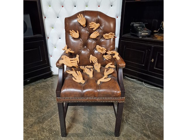 Fauteuil chesterfield, gainsborough, bruin - afbeelding 1 van  5