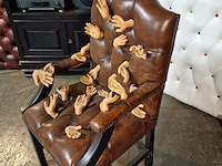 Fauteuil chesterfield, gainsborough, bruin - afbeelding 3 van  5