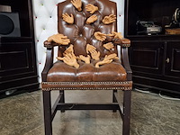 Fauteuil chesterfield, gainsborough, bruin - afbeelding 5 van  5