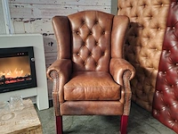 Fauteuil chesterfield, gloucester, bruin - afbeelding 1 van  6