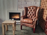 Fauteuil chesterfield, gloucester, bruin - afbeelding 2 van  6