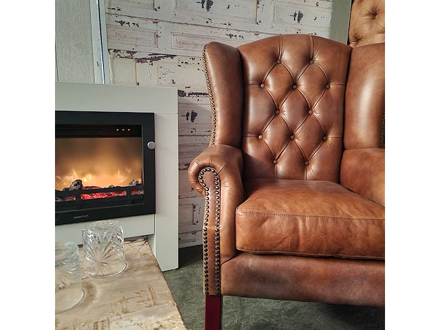 Fauteuil chesterfield, gloucester, bruin - afbeelding 3 van  6