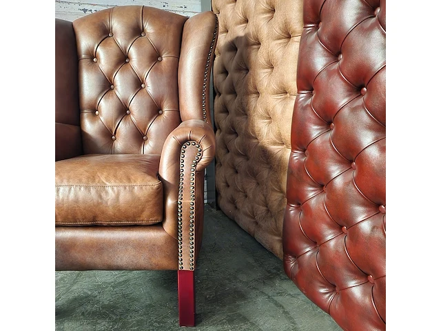Fauteuil chesterfield, gloucester, bruin - afbeelding 6 van  6