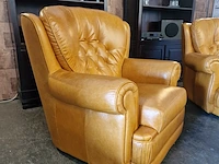 Fauteuil chesterfield, haeck, oranje - afbeelding 6 van  10