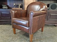 Fauteuil chesterfield, hammingway, bruin - afbeelding 2 van  5