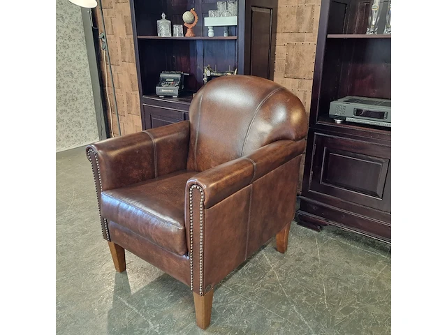 Fauteuil chesterfield, hammingway, bruin - afbeelding 3 van  5
