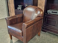 Fauteuil chesterfield, hammingway, bruin - afbeelding 3 van  5