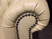 Fauteuil chesterfield, hampton, crème - afbeelding 3 van  8