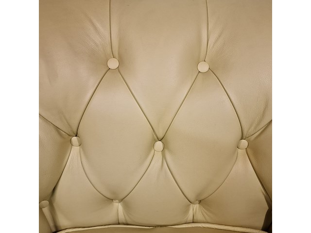 Fauteuil chesterfield, hampton, crème - afbeelding 7 van  8