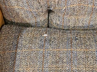 Fauteuil chesterfield, harris tweed , bruin - afbeelding 5 van  6