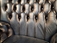 Fauteuil chesterfield, james, blauw - afbeelding 2 van  4