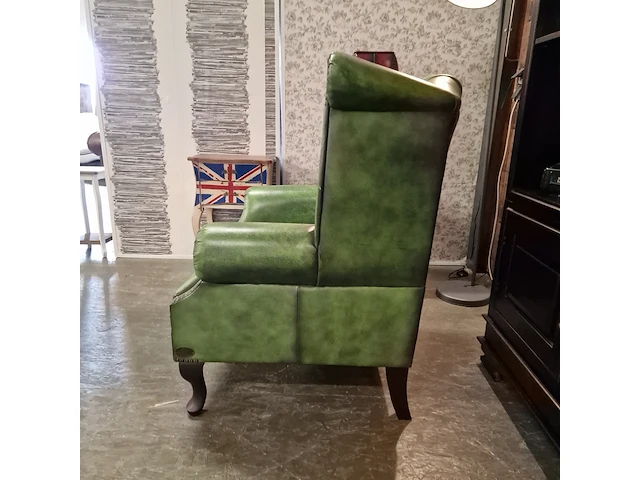 Fauteuil chesterfield, king, groen - afbeelding 2 van  6