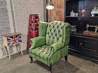 Fauteuil chesterfield, king, groen - afbeelding 3 van  6