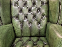 Fauteuil chesterfield, king, groen - afbeelding 6 van  6