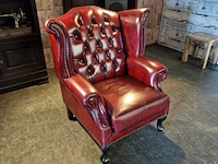 Fauteuil chesterfield, king, rood - afbeelding 2 van  4