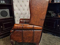 Fauteuil chesterfield, lazychester, bruin - afbeelding 3 van  6