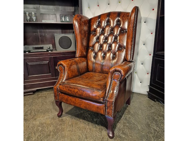 Fauteuil chesterfield, lazychester, bruin - afbeelding 4 van  6