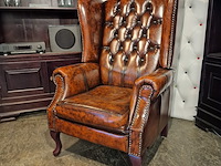Fauteuil chesterfield, lazychester, bruin - afbeelding 4 van  6