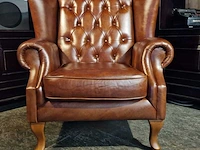 Fauteuil chesterfield, lord, bruin - afbeelding 1 van  6