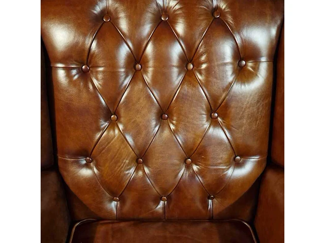 Fauteuil chesterfield, lord, bruin - afbeelding 5 van  6