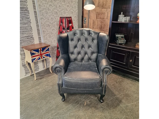 Fauteuil chesterfield, lord, grijs - afbeelding 3 van  6