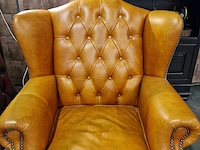 Fauteuil chesterfield, lord, oranje - afbeelding 3 van  7
