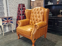 Fauteuil chesterfield, lord, oranje - afbeelding 4 van  7