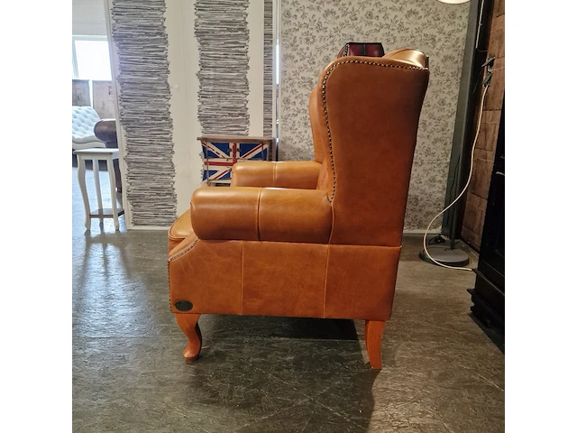 Fauteuil chesterfield, lord, oranje - afbeelding 5 van  7