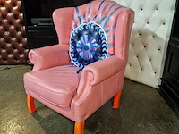 Fauteuil chesterfield, lord, roze - afbeelding 3 van  5