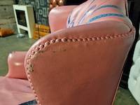 Fauteuil chesterfield, lord, roze - afbeelding 5 van  5