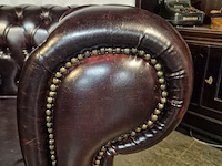 Fauteuil chesterfield, nal, rood - afbeelding 6 van  6