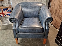 Fauteuil chesterfield, nelson, blauw - afbeelding 4 van  5