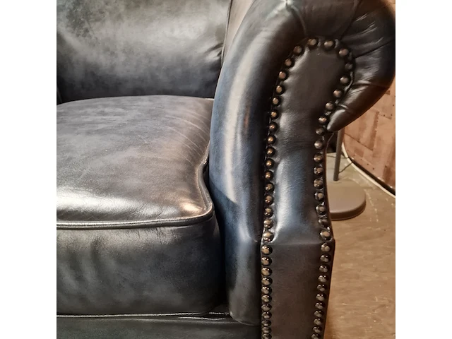Fauteuil chesterfield, nelson, blauw - afbeelding 5 van  5