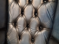 Fauteuil chesterfield, plainwing, blauw - afbeelding 3 van  4