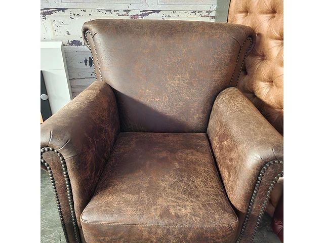 Fauteuil chesterfield, southfolk, bruin - afbeelding 6 van  6