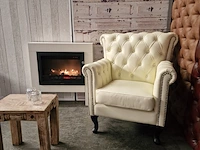 Fauteuil chesterfield, southfolk, creme - afbeelding 2 van  5