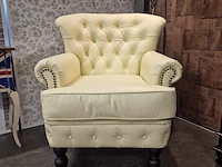 Fauteuil chesterfield, southfolk, creme - afbeelding 1 van  7