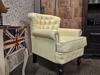 Fauteuil chesterfield, southfolk, creme - afbeelding 2 van  7