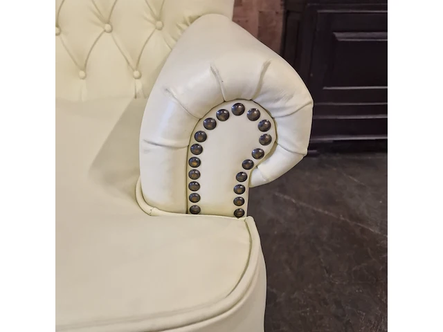 Fauteuil chesterfield, southfolk, creme - afbeelding 3 van  7