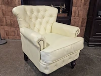 Fauteuil chesterfield, southfolk, creme - afbeelding 4 van  7