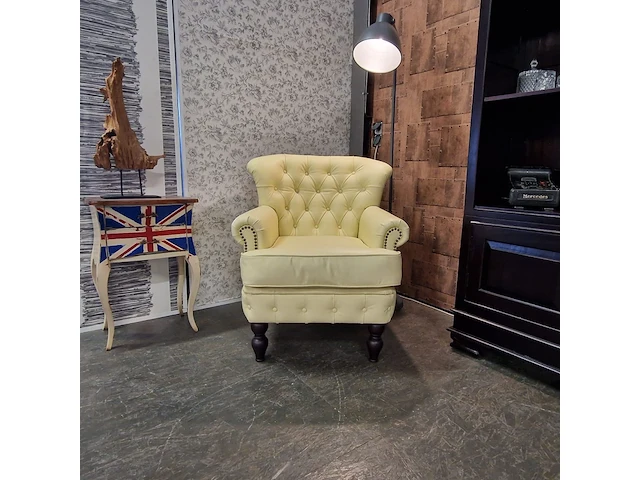 Fauteuil chesterfield, southfolk, creme - afbeelding 7 van  7