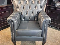 Fauteuil chesterfield, southfolk , zwart - afbeelding 1 van  5