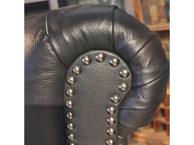 Fauteuil chesterfield, southfolk , zwart - afbeelding 4 van  5